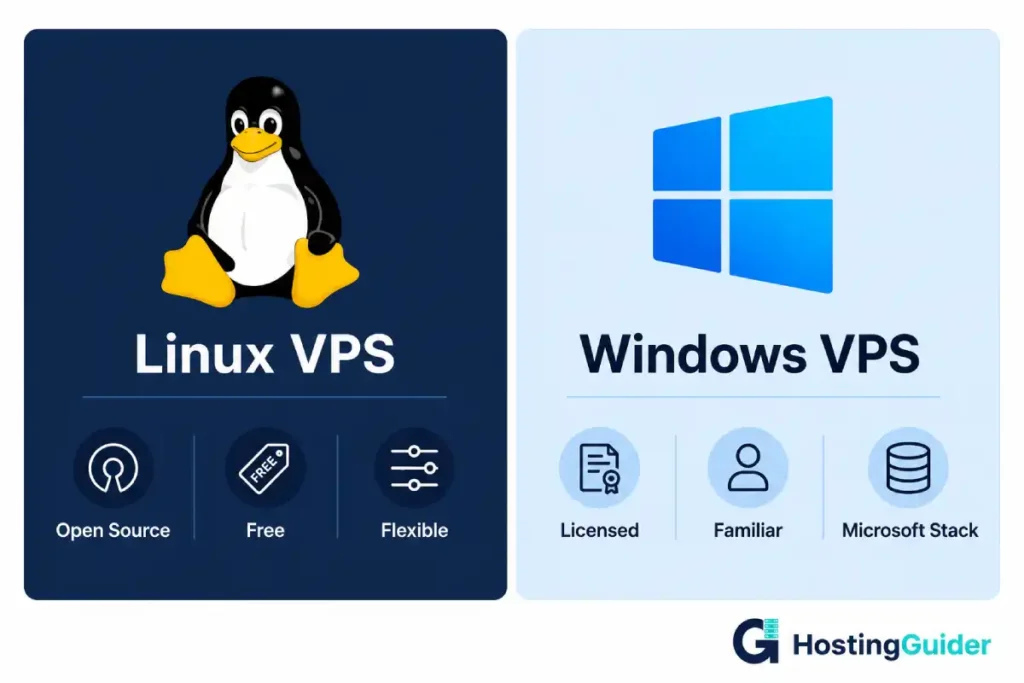 linux vps vs windows vps comparison