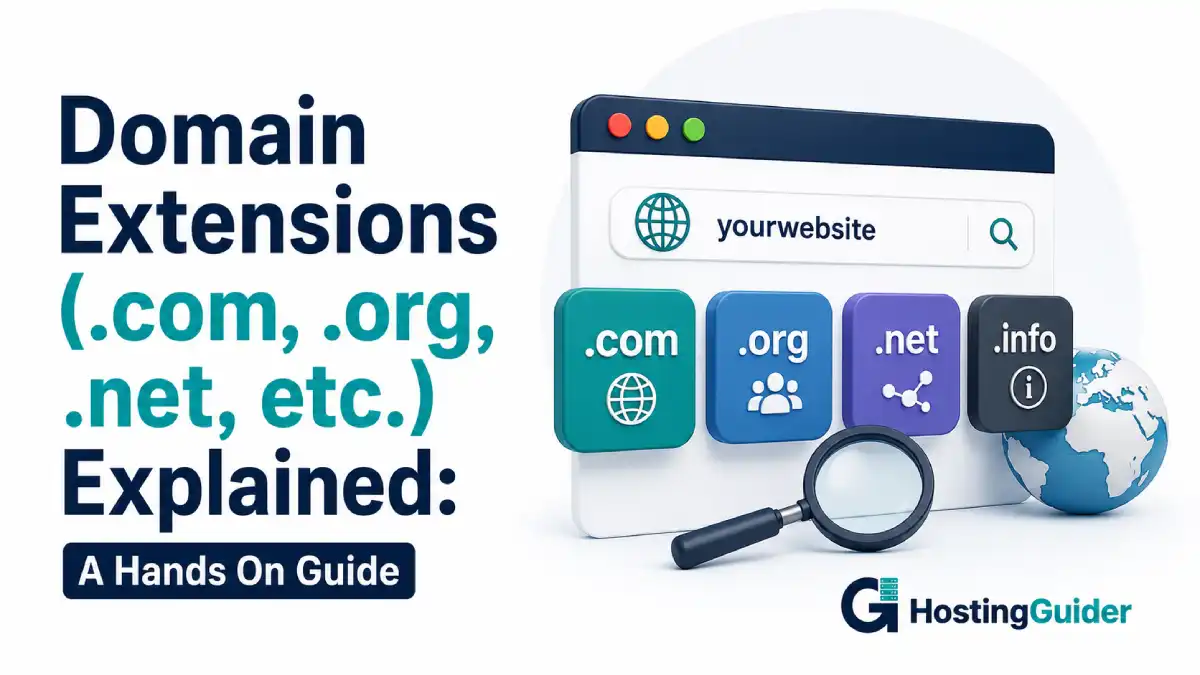 Domain Extensions (.com, .org, .net, etc.) Explained: A Hands On Guide
