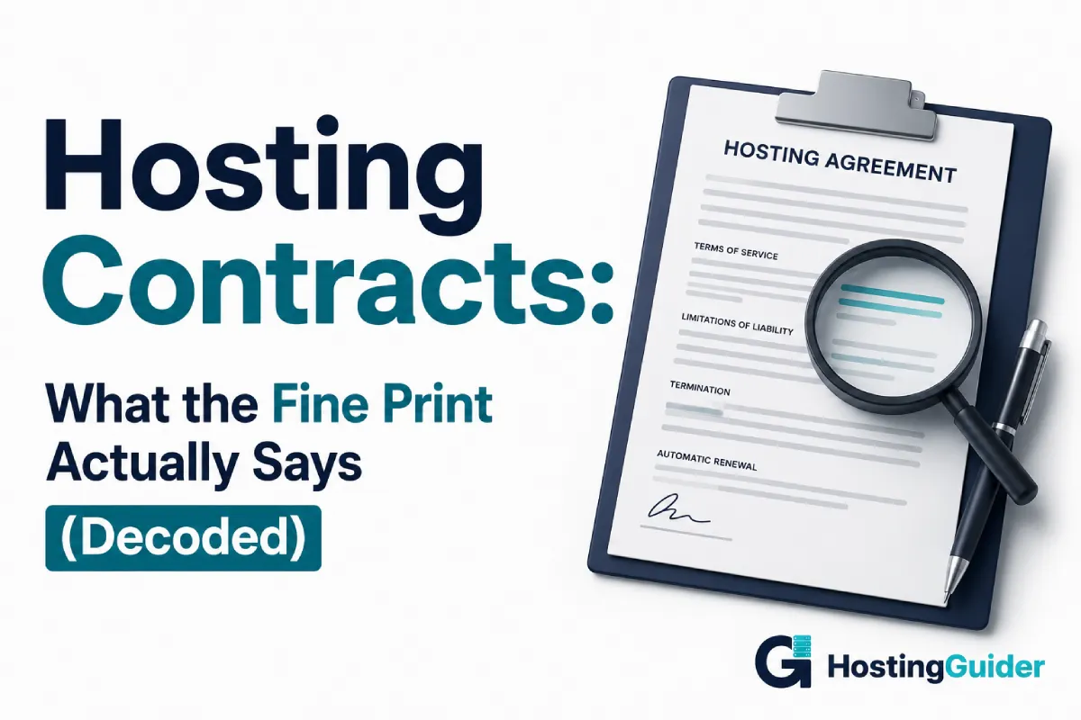 Hosting Contracts: What the Fine Print Actually Says (Decoded)