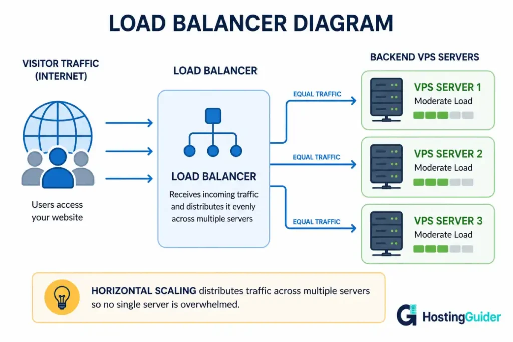 load balancer traffic distribution diagram