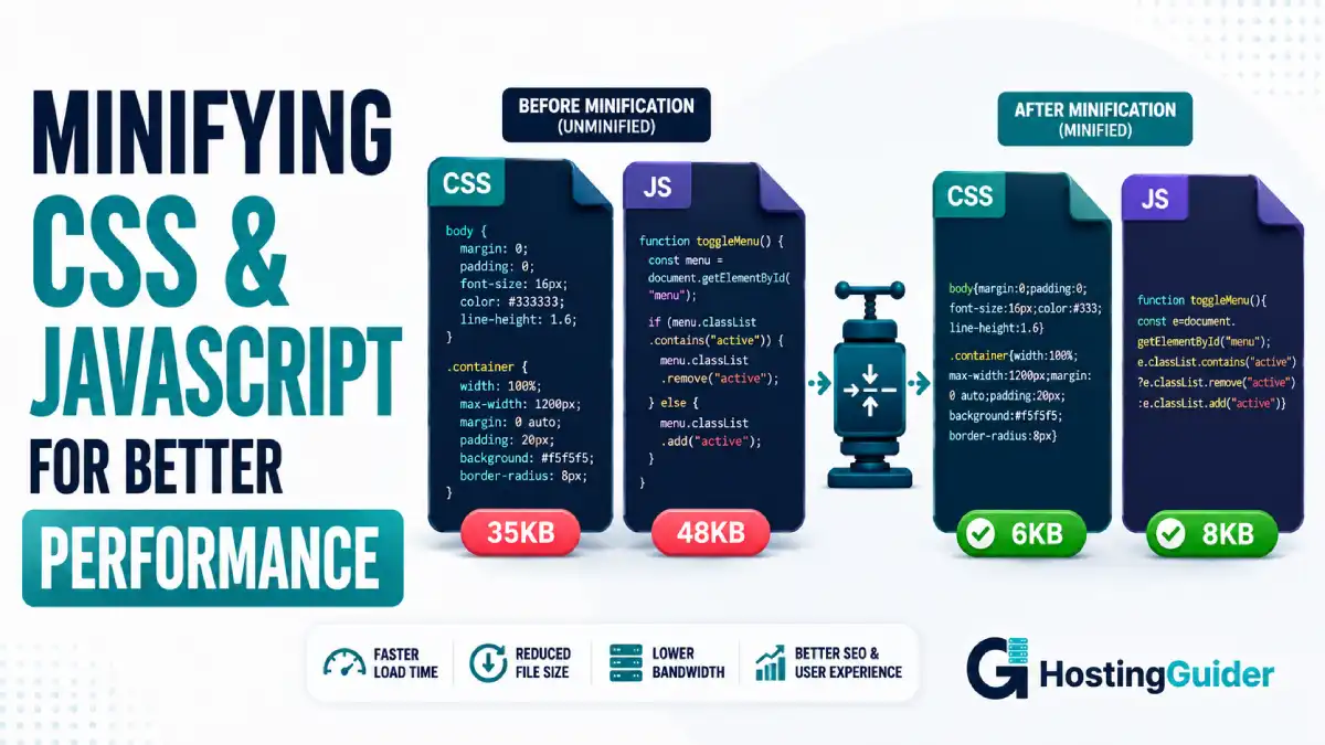 How to Minify CSS and JavaScript for Better Website Performance