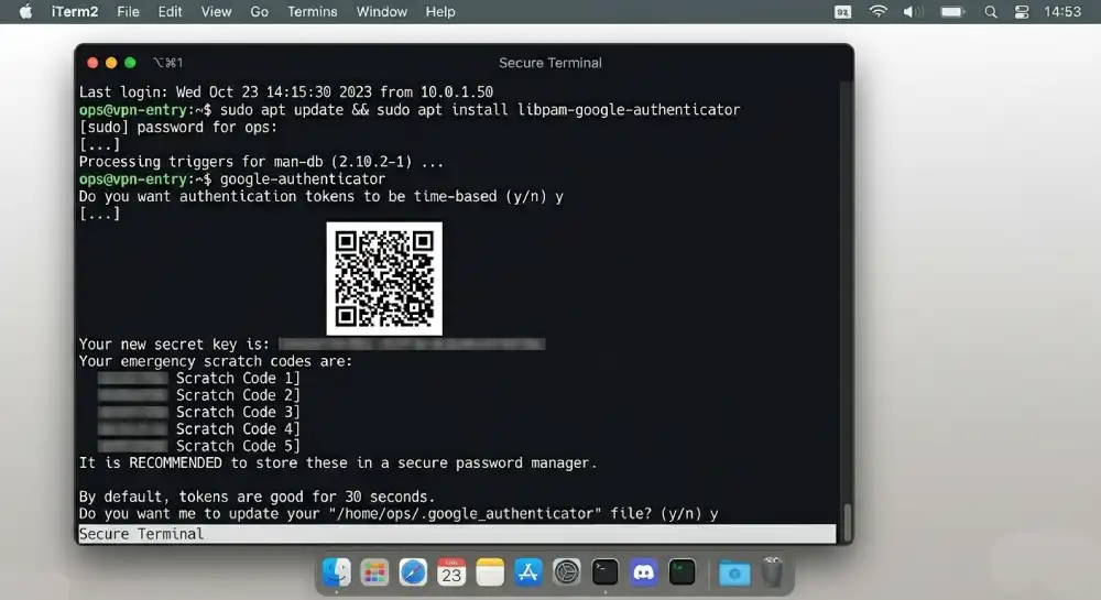 How to set up 2FA for SSH