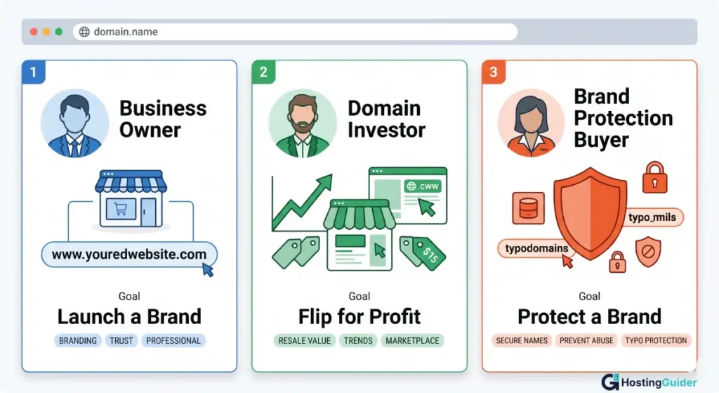 Why people buy and sell domains
