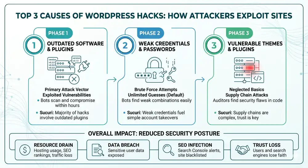 Why WordPress sites get hacked