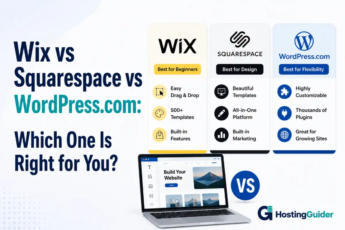 Wix vs Squarespace vs WordPress.com: Which One Is Right for You?