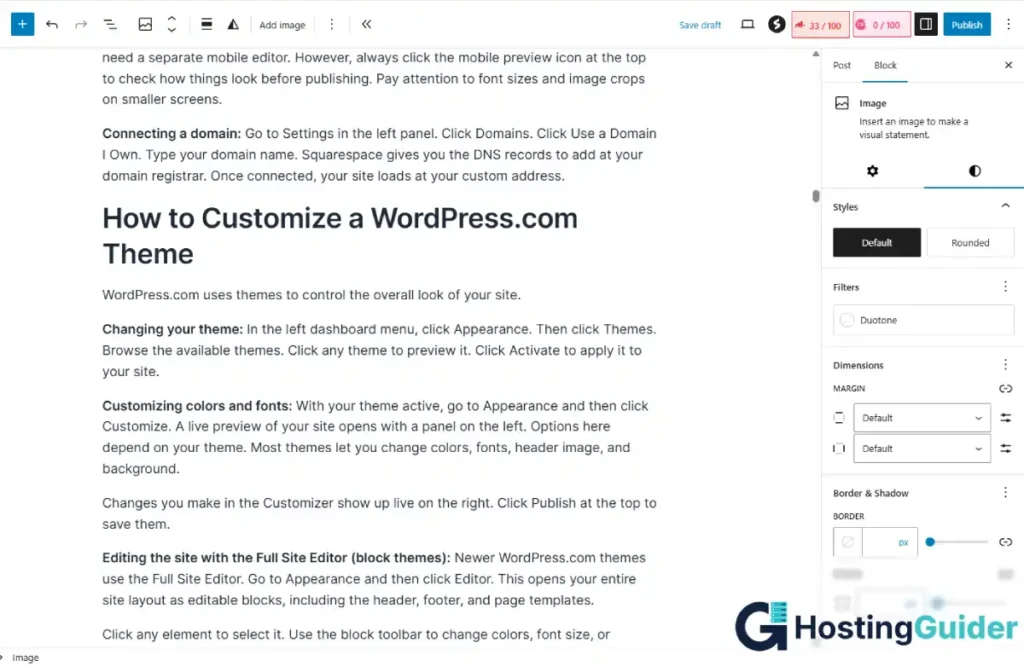 WordPress Full Site Editor