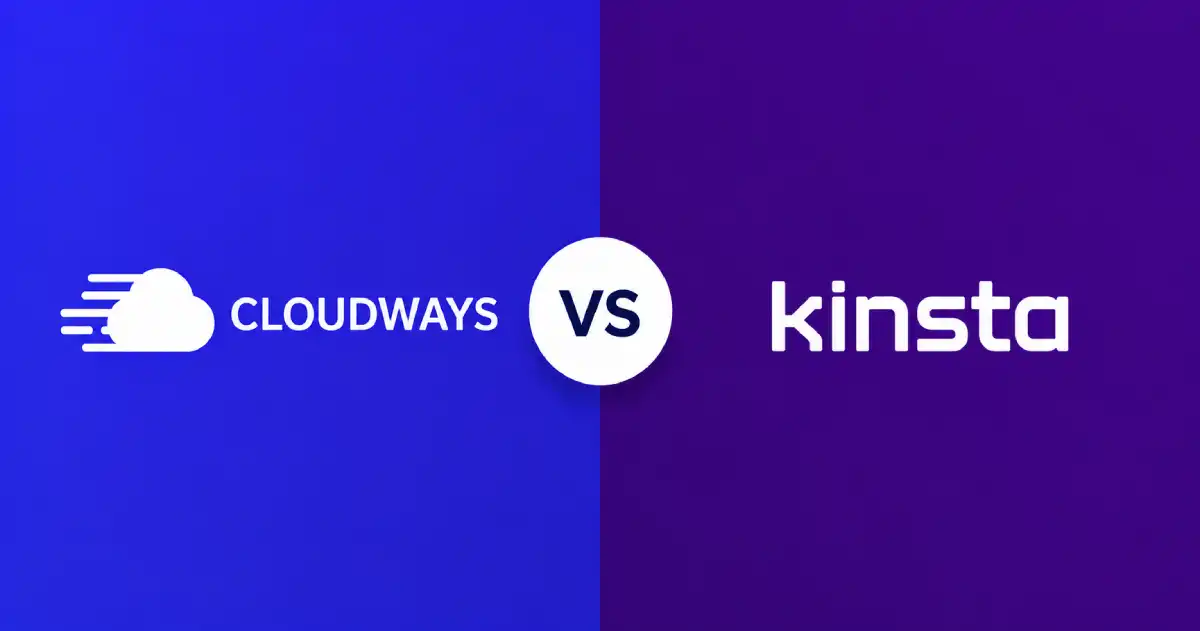 Cloudways vs Kinsta hosting comparison banner