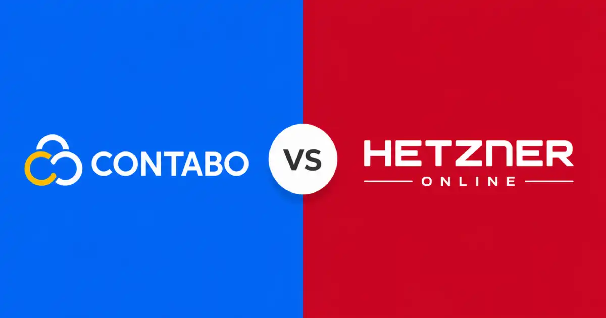 Contabo vs Hetzner hosting comparison banner