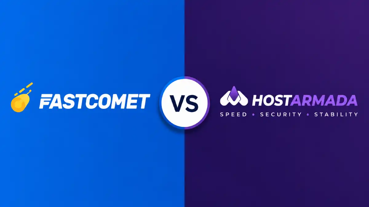 FastComet vs HostArmada hosting comparison banner