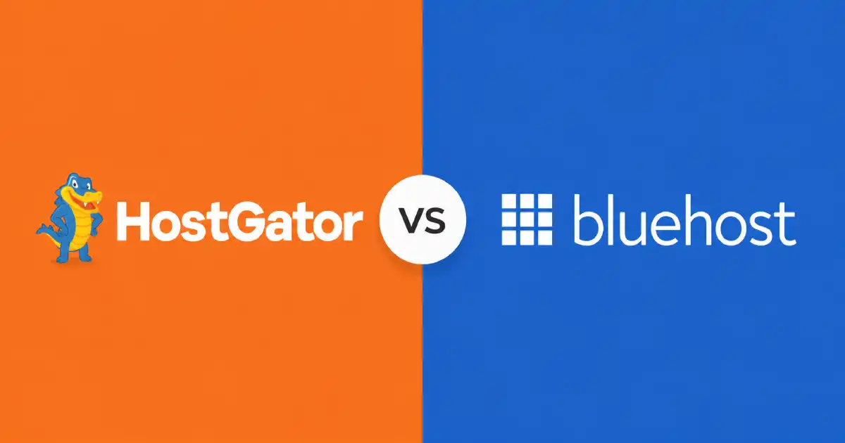 hostgator vs bluehost hosting comparison