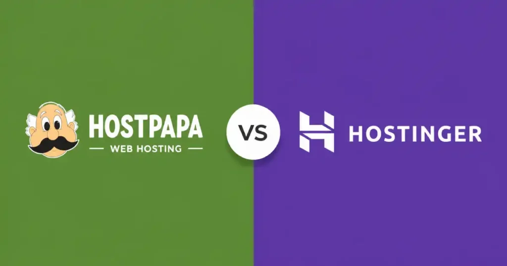 hostpapa vs hostinger hosting comparison