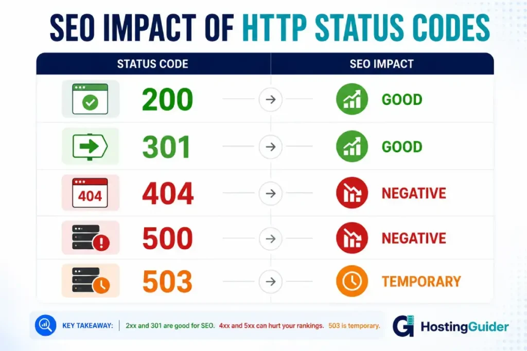 HTTP Status Codes and SEO Impact