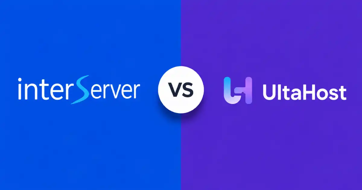 InterServer vs UltaHost hosting comparison