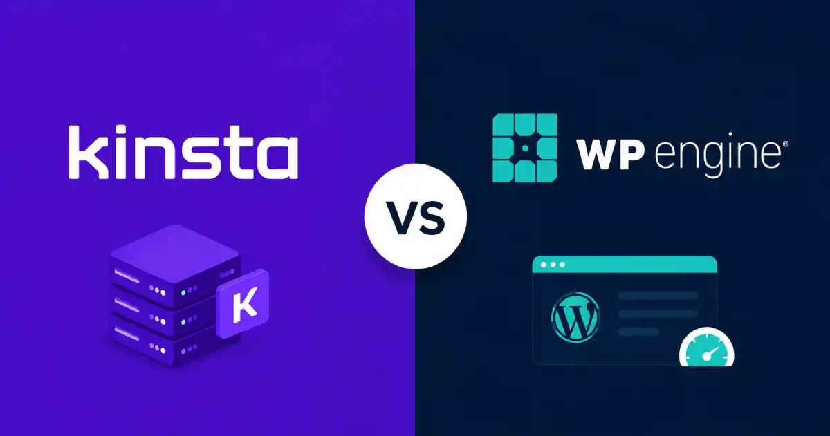 Kinsta vs WP Engine hosting comparison banner