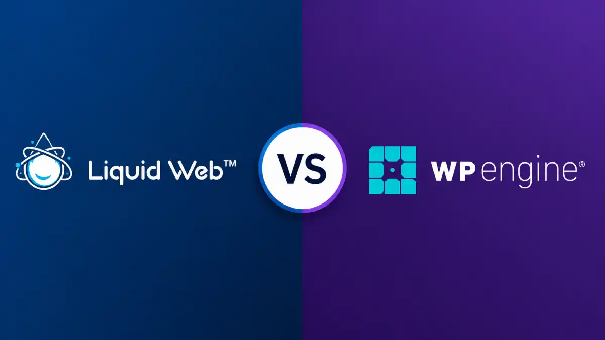 Liquid Web vs WP Engine hosting comparison banner