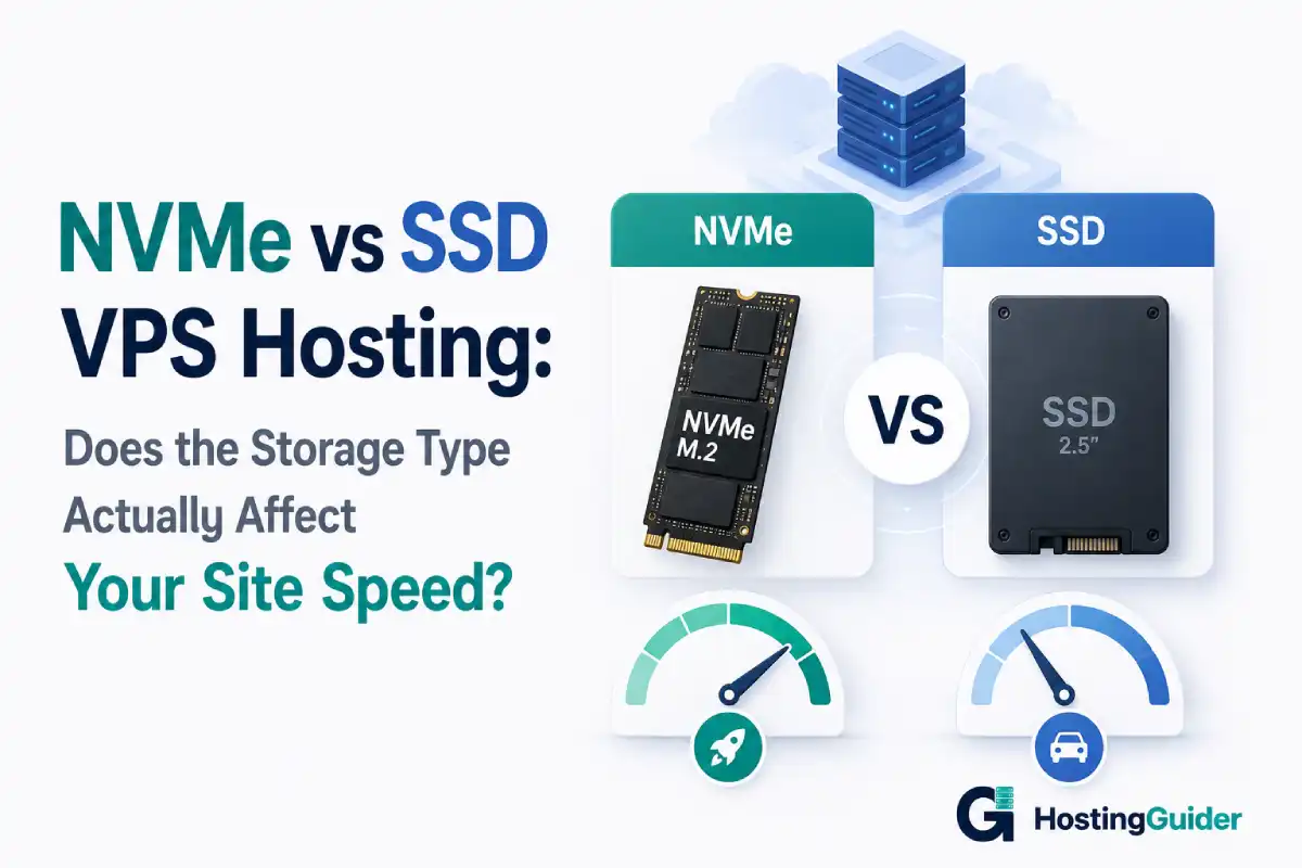 NVMe vs SSD VPS Hosting: Does the Storage Type Actually Affect Your Site Speed?