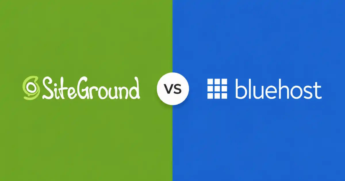 siteground vs bluehost hosting comparison