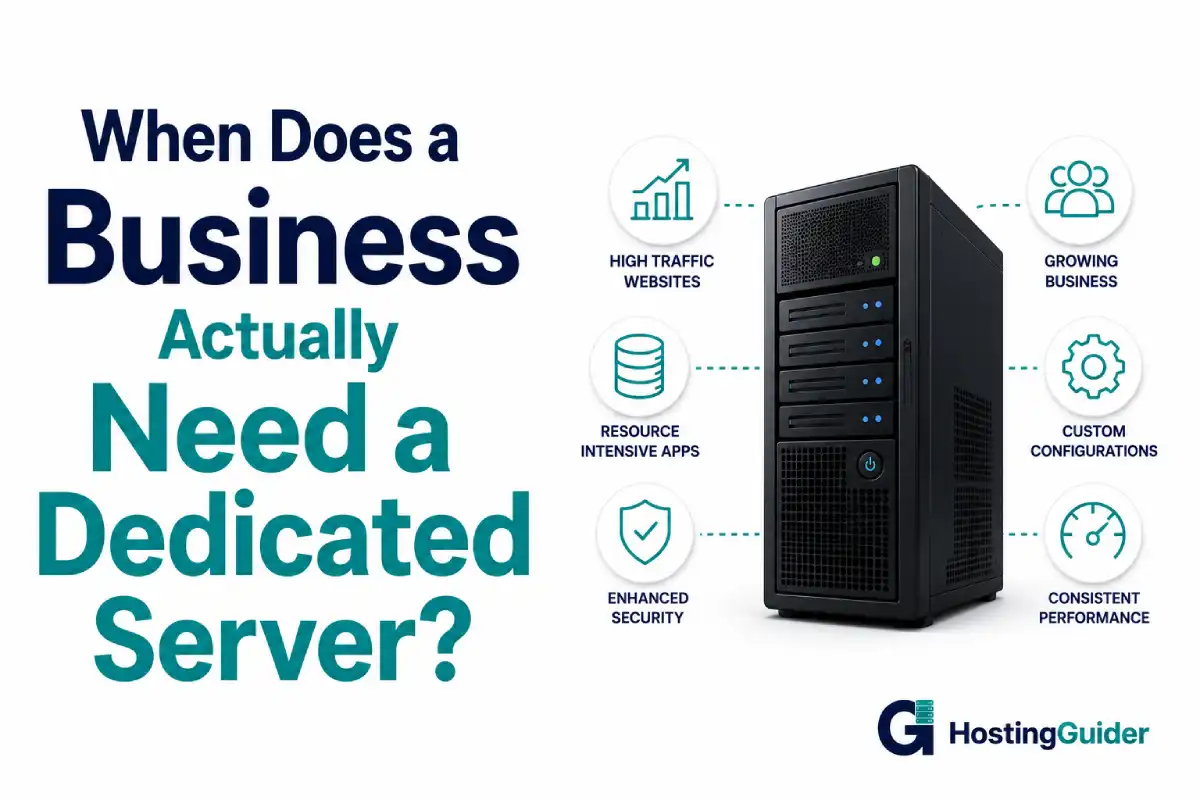 When Does a Business Actually Need a Dedicated Server? (A Realistic Threshold Guide)