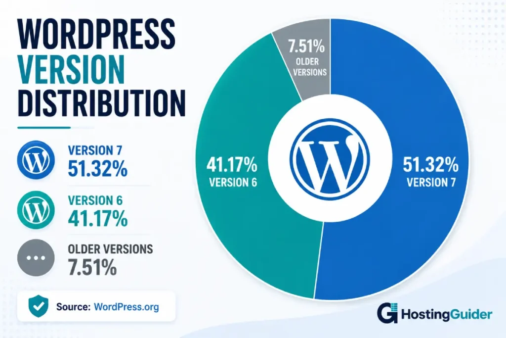 WordPress version adoption