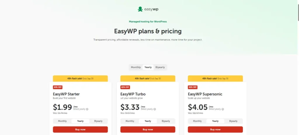 Namecheap EasyWP