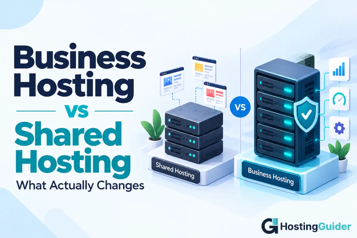 Business Hosting vs Shared Hosting: What Actually Changes