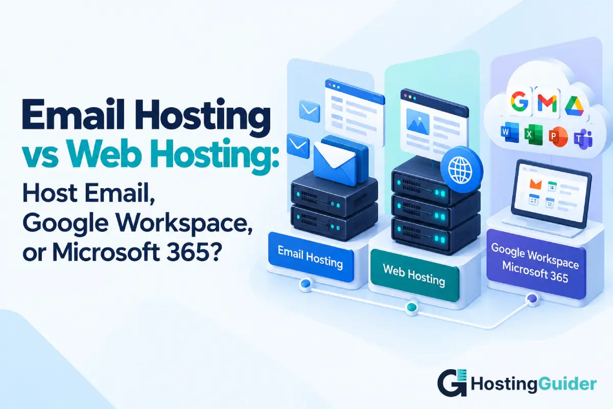 Email Hosting vs Web Hosting: Host Email, Google Workspace or Microsoft 365?